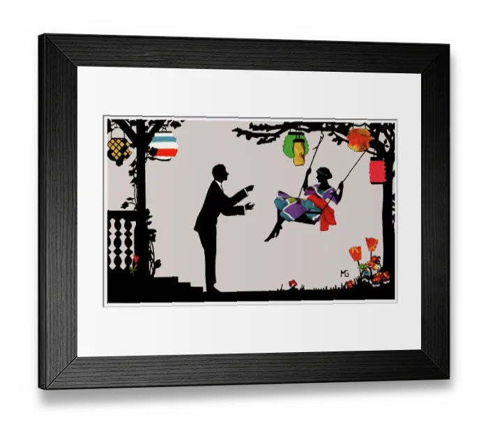 Framed Print : Silhouette Framed Print : Silhouette