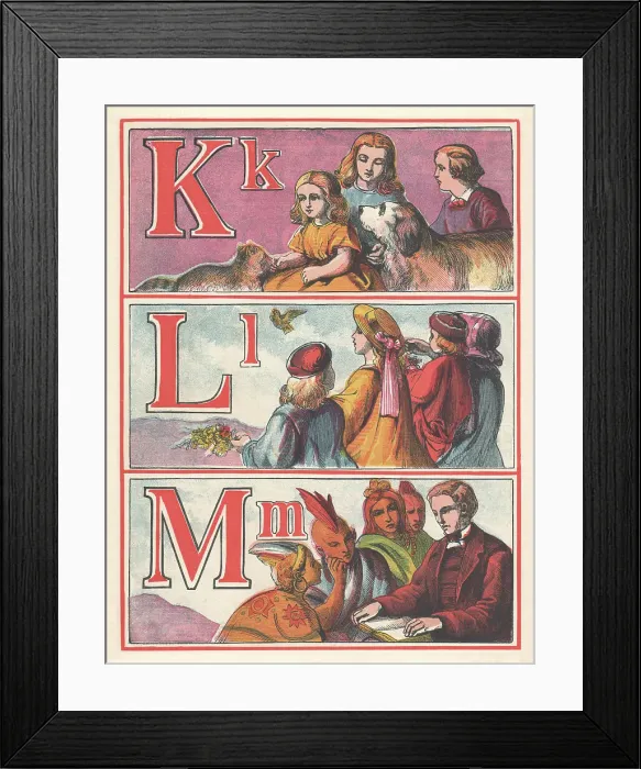 Framed Print : Picture Alphabet Framed Print : Picture Alphabet