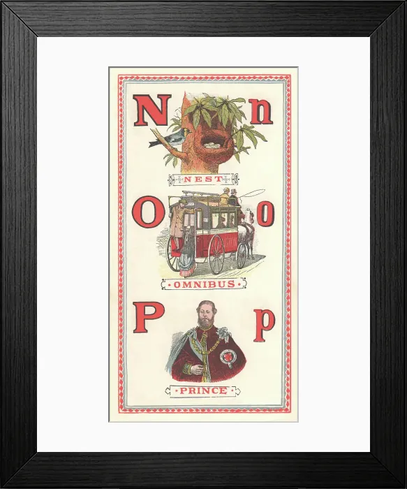 Framed Print : Picture Alphabet Framed Print : Picture Alphabet