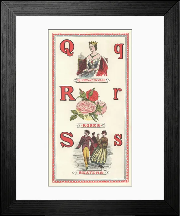 Framed Print : Picture Alphabet Framed Print : Picture Alphabet