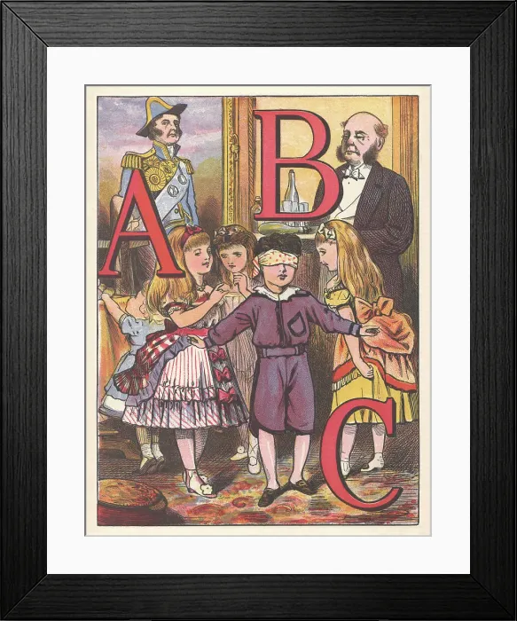 Framed Print : Picture Alphabet Framed Print : Picture Alphabet