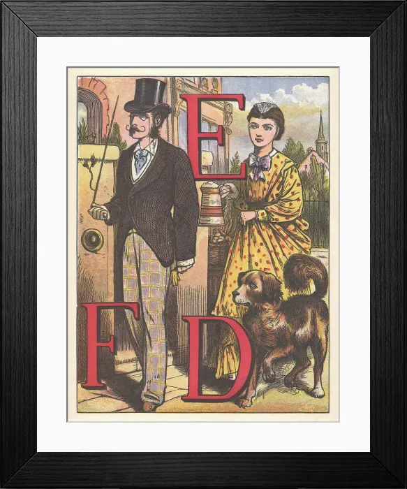 Framed Print : Picture Alphabet Framed Print : Picture Alphabet