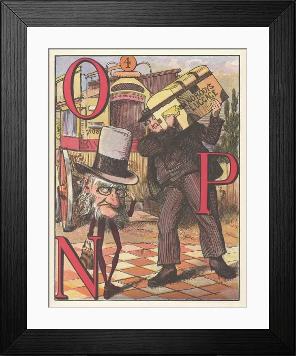 Framed Print : Picture Alphabet Framed Print : Picture Alphabet