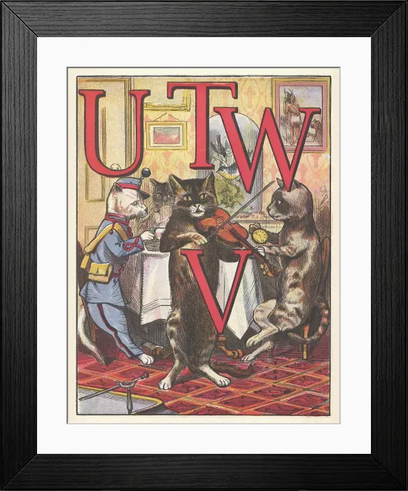 Framed Print : Picture Alphabet Framed Print : Picture Alphabet