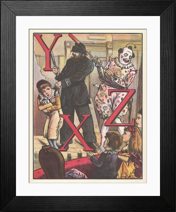 Framed Print : Picture Alphabet Framed Print : Picture Alphabet