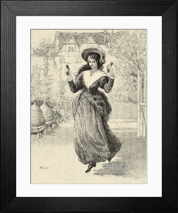 Framed Print : Victorian Children's Games Framed Print : Victorian Children's Games