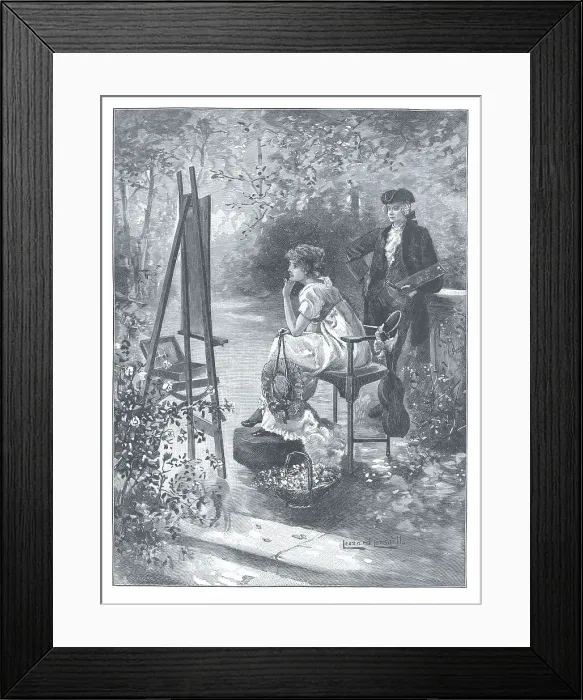 Framed Print : Artist at Work Framed Print : Artist at Work