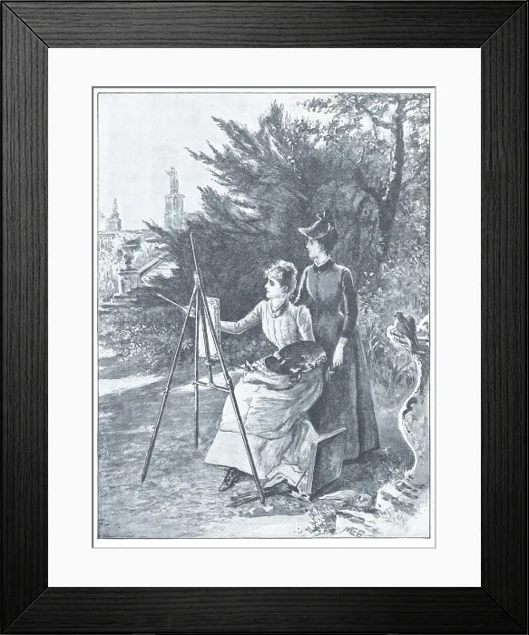 Framed Print : Artist at Work Framed Print : Artist at Work