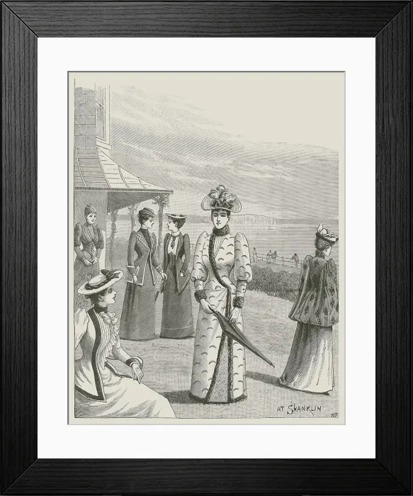 Framed Print : Late Victorian Fashion Framed Print : Late Victorian Fashion