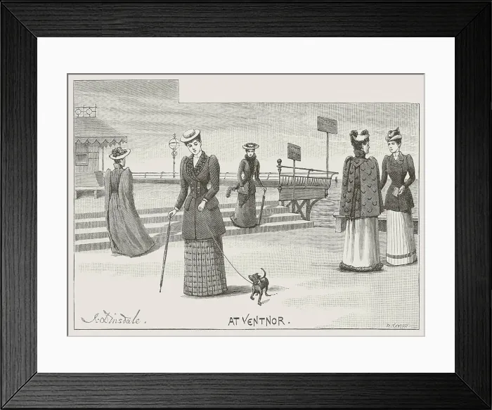 Framed Print : Late Victorian Fashion Framed Print : Late Victorian Fashion