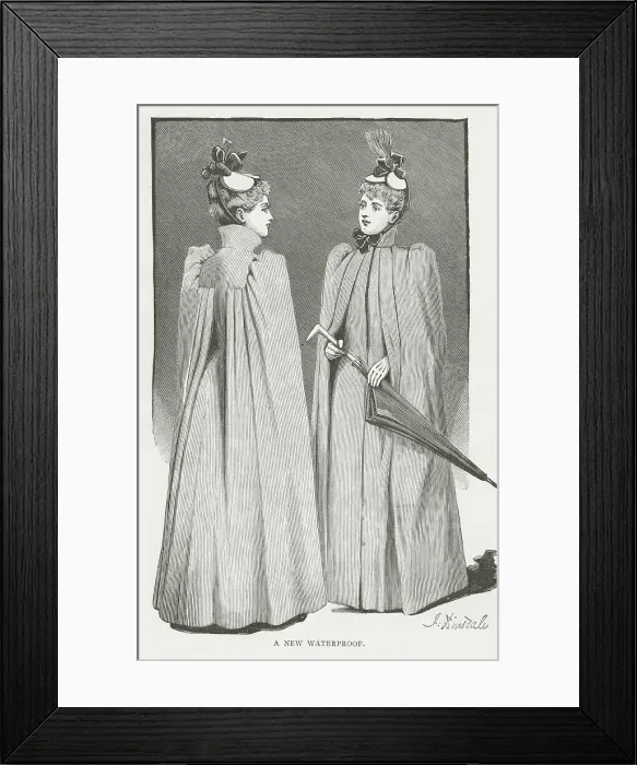 Framed Print : Late Victorian Fashion Framed Print : Late Victorian Fashion