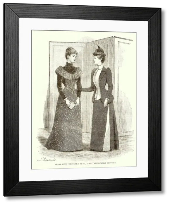Framed Print : Late Victorian Fashion Framed Print : Late Victorian Fashion