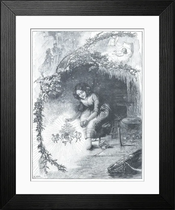 Framed Print : Match-Girl's Dream Framed Print : Match-Girl's Dream