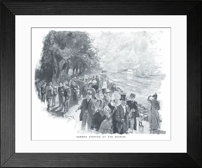 Framed Print : Promenading Framed Print : Promenading