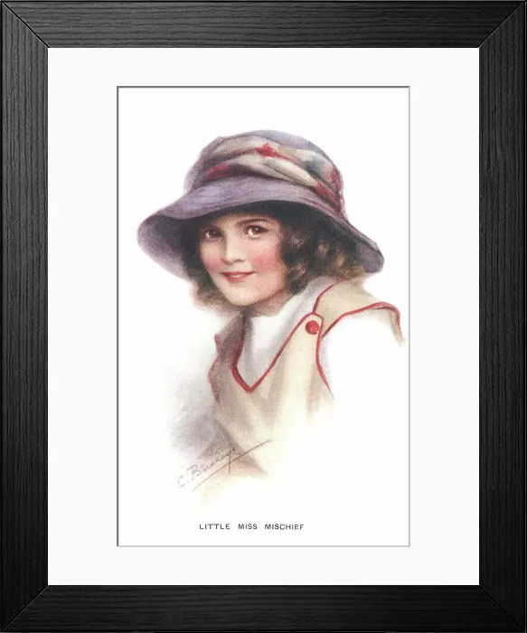 Framed Print : Little Miss Mischief