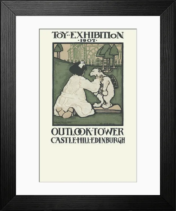 Framed Print : Toy Exhibition 1907 Framed Print : Toy Exhibition 1907