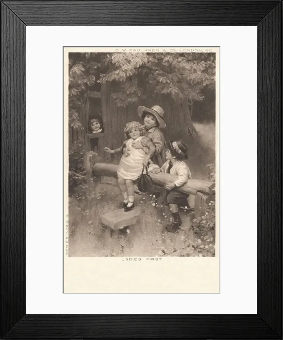 Framed Print : Children at Play Framed Print : Children at Play