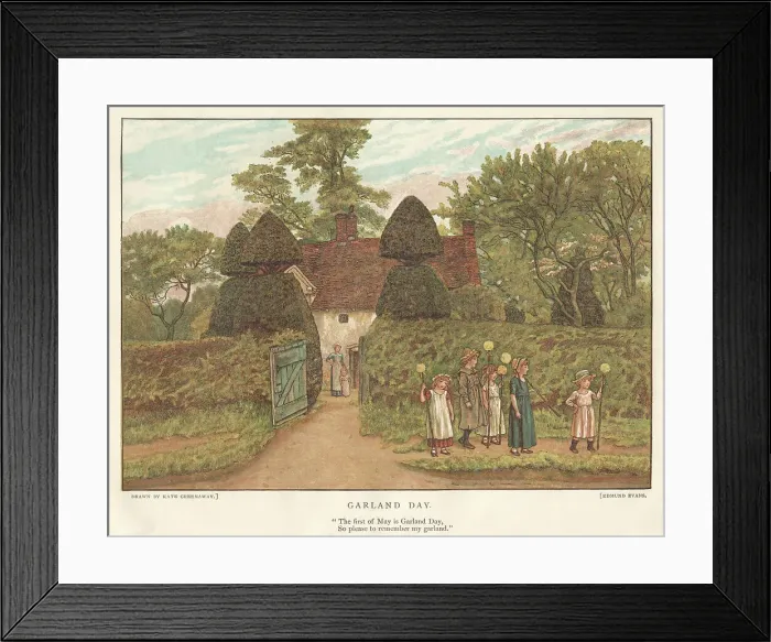 Framed Print : Kate Greenaway Framed Print : Kate Greenaway