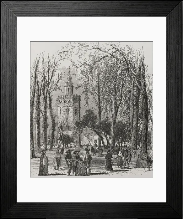 Framed Print : Seville, Andalusia, Spain. Torre del Oro (Tower) Framed Print : Seville, Andalusia, Spain. Torre del Oro (Tower)