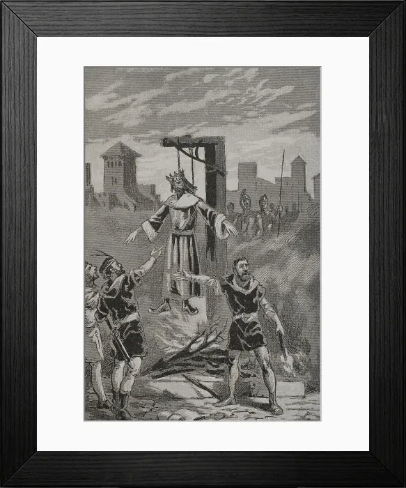 Framed Print : Reign of Henry IV of Castile (1454-1474). Farce Framed Print : Reign of Henry IV of Castile (1454-1474). Farce
