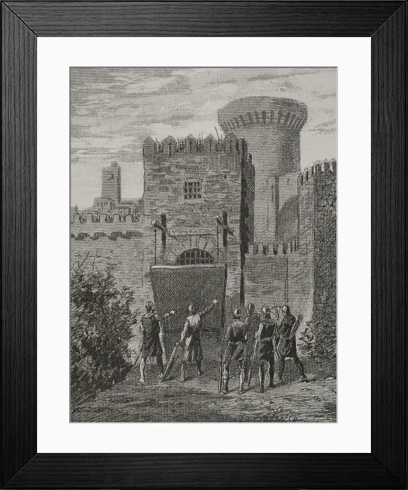 Framed Print : Jacquerie (28 May to 10 August 1358). Called by Framed Print : Jacquerie (28 May to 10 August 1358). Called by