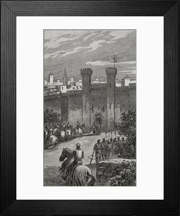 Framed Print : The troops of Peter the Ceremonious (1319-1387) Framed Print : The troops of Peter the Ceremonious (1319-1387)