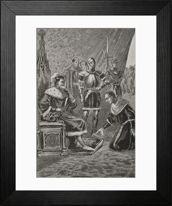 Framed Print : Count of Urgell's revolt (1413-1414). Military Framed Print : Count of Urgell's revolt (1413-1414). Military