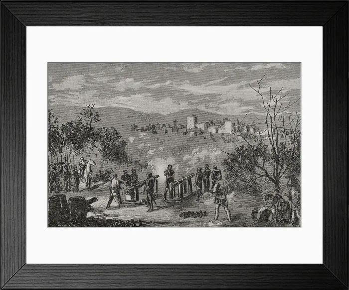 Framed Print : Count of Urgell's revolt (1413-1414). Military Framed Print : Count of Urgell's revolt (1413-1414). Military