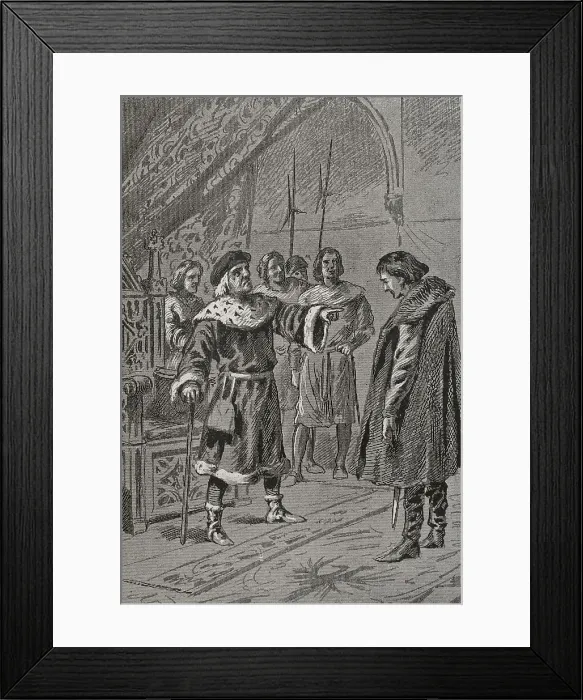 Framed Print : Prince Charles of Viana (1421-1461) before his Framed Print : Prince Charles of Viana (1421-1461) before his