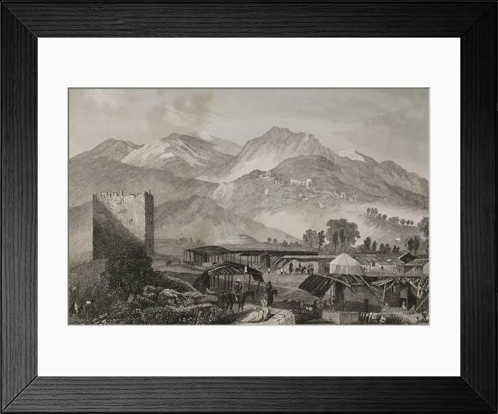 Framed Print : Jericho. General view. Engraving by Aubert Framed Print : Jericho. General view. Engraving by Aubert