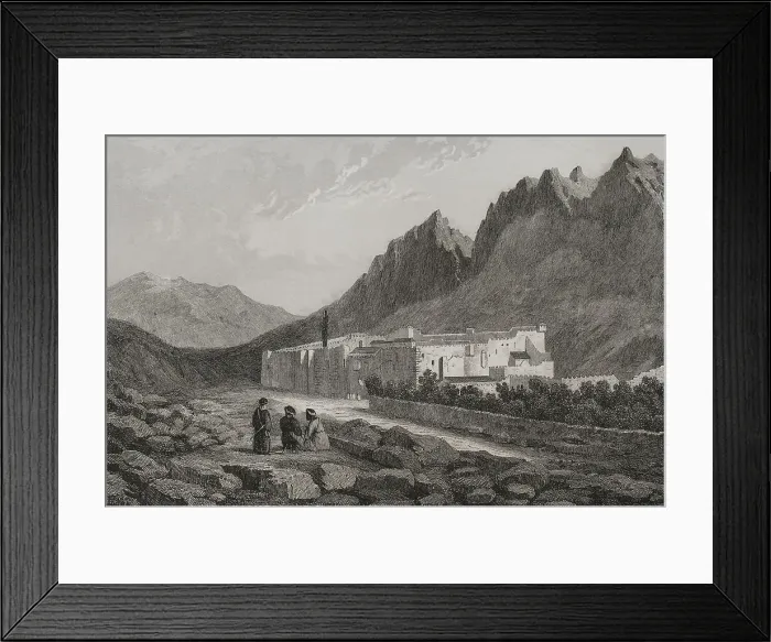 Framed Print : Saint Catherine's Monastery, at the foot of Mount Framed Print : Saint Catherine's Monastery, at the foot of Mount