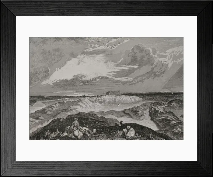 Framed Print : Babylon. Engraving by Aubert Framed Print : Babylon. Engraving by Aubert