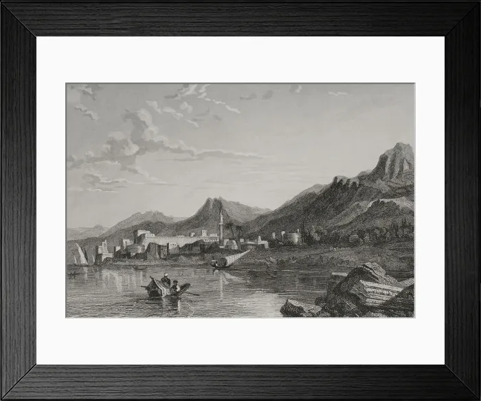 Framed Print : Cyprus. Engraving by Ransonnette Framed Print : Cyprus. Engraving by Ransonnette