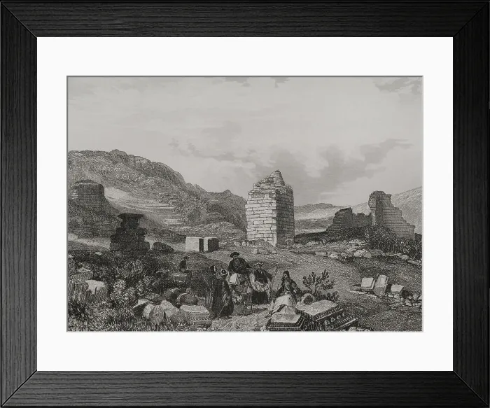 Framed Print : Ephesus. Engraving by Aubert Framed Print : Ephesus. Engraving by Aubert