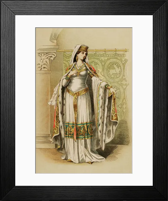 Framed Print : Noblewoman from the time of the reign of Emperor Framed Print : Noblewoman from the time of the reign of Emperor