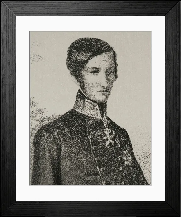 Framed Print : Francis V (1819-1875). Duke of Modena and Reggio Framed Print : Francis V (1819-1875). Duke of Modena and Reggio