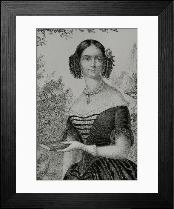 Framed Print : Adelgunde of Bavaria (1823-1914). Duchess consort Framed Print : Adelgunde of Bavaria (1823-1914). Duchess consort