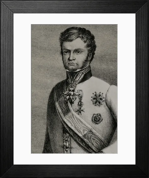 Framed Print : Leopold II (1797-1870). Grand Duke of Tuscany Framed Print : Leopold II (1797-1870). Grand Duke of Tuscany