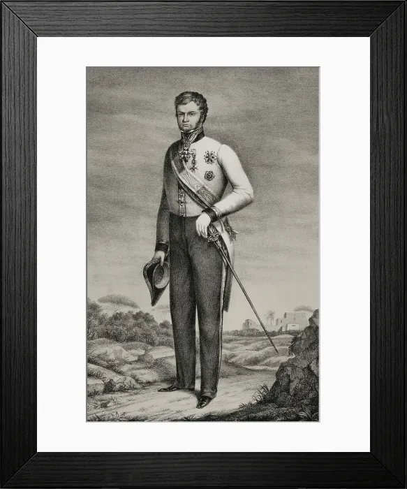 Framed Print : Leopold II (1797-1870). Grand Duke of Tuscany Framed Print : Leopold II (1797-1870). Grand Duke of Tuscany