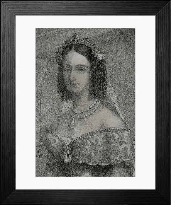 Framed Print : Maria Antonia of the Two Sicilies (1814-1898) Framed Print : Maria Antonia of the Two Sicilies (1814-1898)