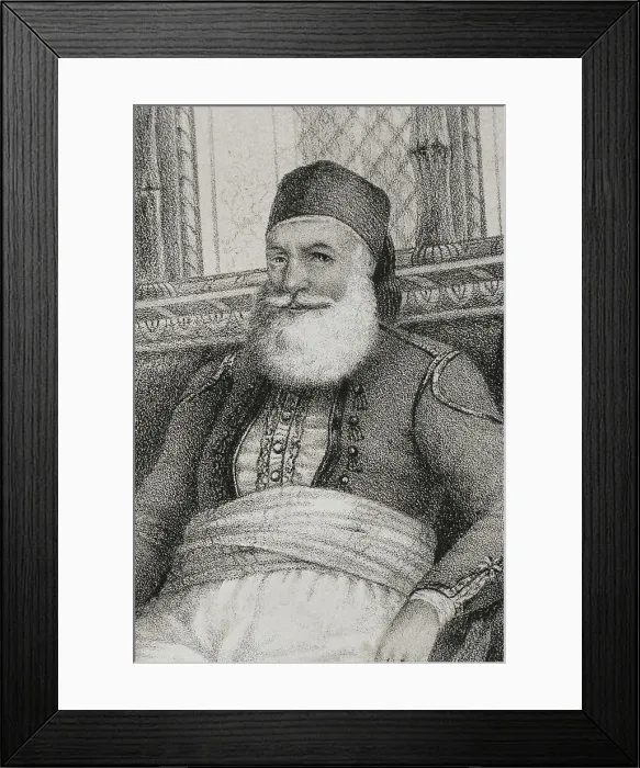Framed Print : Muhammad Ali (1769-1849). Pasha of Egypt Framed Print : Muhammad Ali (1769-1849). Pasha of Egypt