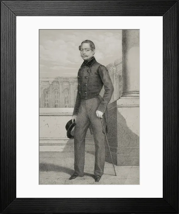 Framed Print : Louis III (1806-1877). Grand Duke of Hesse Framed Print : Louis III (1806-1877). Grand Duke of Hesse
