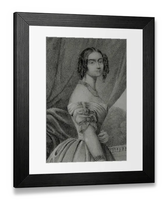 Framed Print : Mathilde Karoline of Bavaria (1813-1862). Grand Framed Print : Mathilde Karoline of Bavaria (1813-1862). Grand