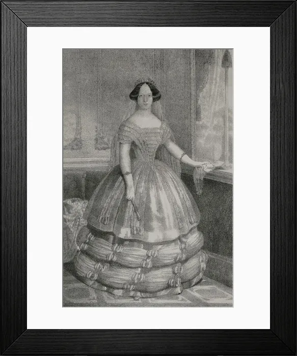Framed Print : Sophie of Sweden (1801-1865). Princess of Sweden Framed Print : Sophie of Sweden (1801-1865). Princess of Sweden