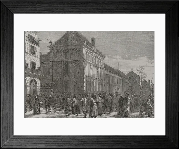 Framed Print : Franco-Prussian War (1870-1871). Siege of Paris Framed Print : Franco-Prussian War (1870-1871). Siege of Paris