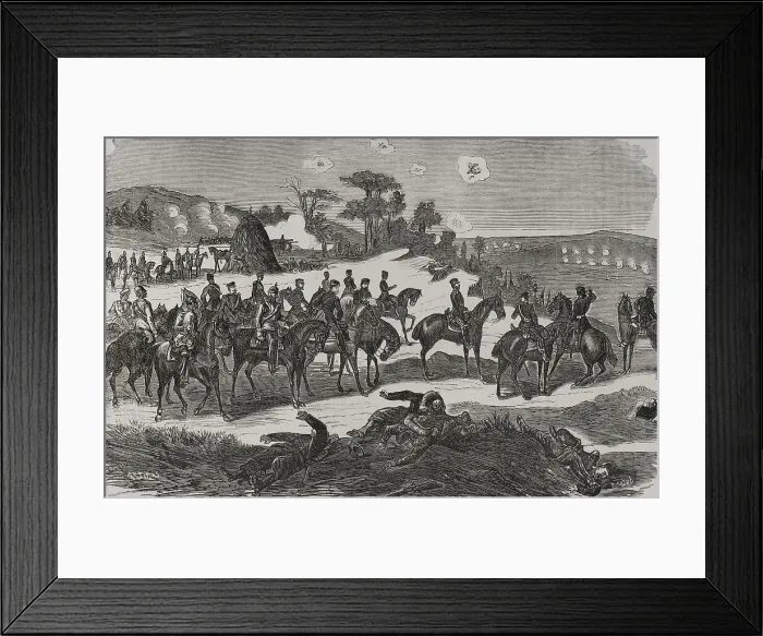 Framed Print : Franco-Prussian War (1870-1871). Second Battle Framed Print : Franco-Prussian War (1870-1871). Second Battle