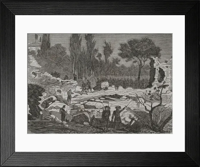 Framed Print : Occupation of Rome by troops of the Kingdom of Framed Print : Occupation of Rome by troops of the Kingdom of