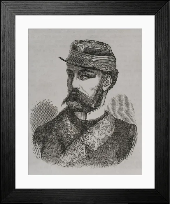 Framed Print : Prince Robert (Robert d'Orleans) (1840-1910) Framed Print : Prince Robert (Robert d'Orleans) (1840-1910)