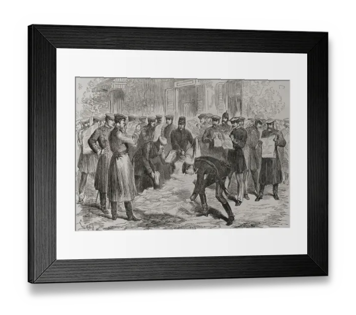 Framed Print : Franco-Prussian War. Siege of Paris (19 September) Framed Print : Franco-Prussian War. Siege of Paris (19 September)
