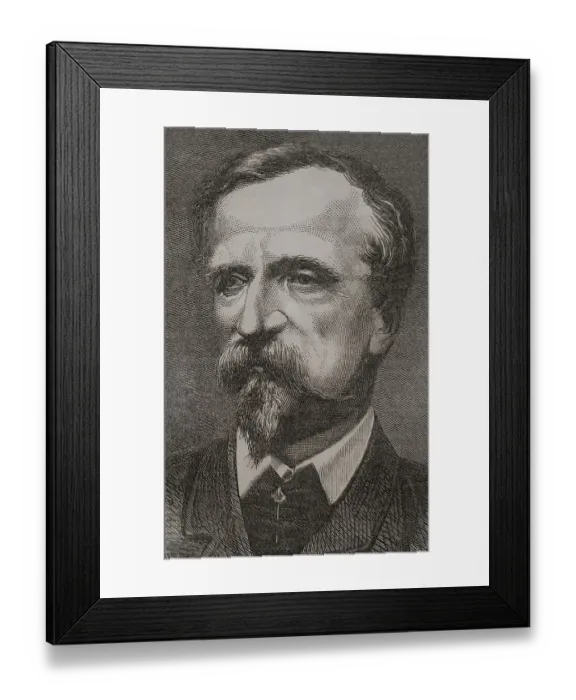 Framed Print : Henry d'Orleans (1822-1897). Duke of Aumale. French Framed Print : Henry d'Orleans (1822-1897). Duke of Aumale. French